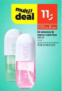 Dealz Zel aloesowy do twarzy i ciała Veze oferta
