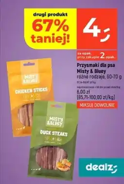 Dealz Przysmak dla psa Misty & Bluey oferta