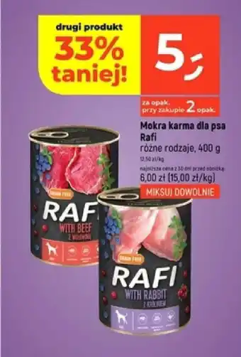 Dealz Mokra karma dla psa Rafi oferta