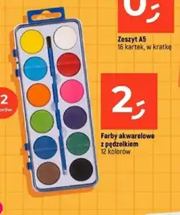 Dealz Farby akwarelowe z pędzelkiem oferta