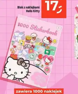Dealz Blok z naklejkami Hello Kitty oferta