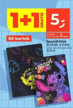 Dealz Zeszyt A5 Stitch oferta