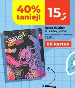 Dealz Notes A5 Stitch oferta