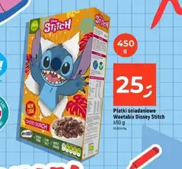 Dealz Płatki śniadaniowe Weetabix Disney Stitch oferta