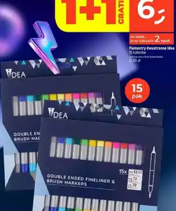 Dealz Flamastry dwustronne Idea oferta