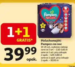 Auchan Pieluchomajtki Pampers oferta