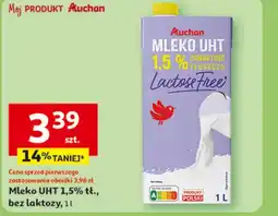 Auchan Mleko bez laktozy Polski oferta