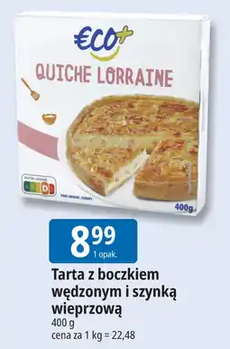 E.Leclerc Tarta z boczkiem wędzonym i szynką wieprzową eco+ oferta
