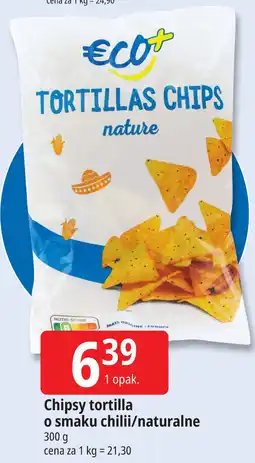 E.Leclerc Chipsy tortilla o smaku chilli/naturalne ECO+ oferta