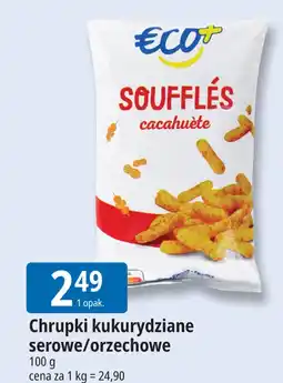 E.Leclerc Chrupki kukurydziane serowe/orzechowe ECO+ oferta