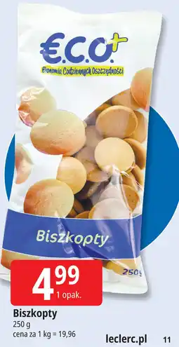 E.Leclerc Biszkopty ECO+ oferta
