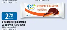 E.Leclerc Biszkopty z galaretką w polewie kakaowej różne rodzaje ECO+ oferta