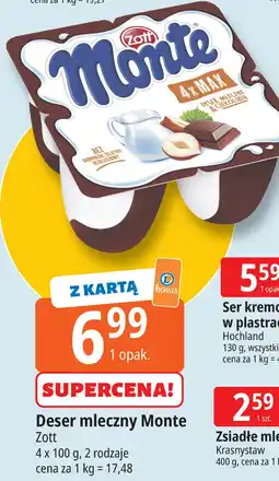 E.Leclerc Deser mleczny Monte Zott oferta