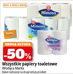 E.Leclerc Papier toaletowy biały Wiodąca Marka Mimosa oferta