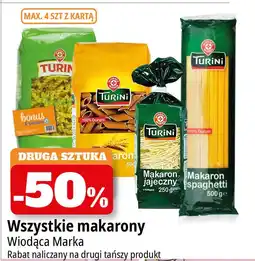 E.Leclerc Makaron pełnoziarnisty spaghetti Wiodąca Marka Turini oferta