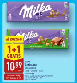 ALDI MILKA Czekolada oferta