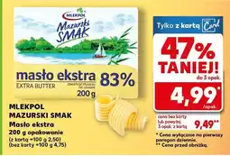 Kaufland Masło ekstra Mazurski Smak 83% Mlekpol oferta