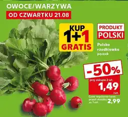 Kaufland Rzodkiewka pęczek Produkt Polski oferta