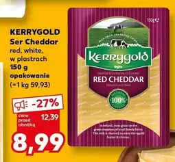 Kaufland Ser Cheddar red, white Kerrygold oferta