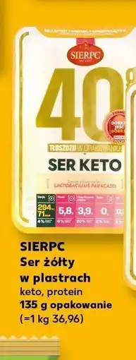 Kaufland Ser żółty keto Sierpc oferta
