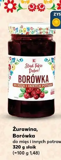 Kaufland Borówka do mięs i innych potraw Stąd Takie Dobre oferta