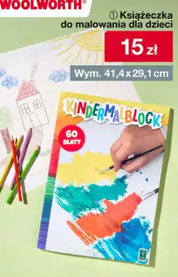 Woolworth Książeczka do malowania dla dzieci oferta