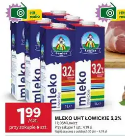 Stokrotka Market MLEKO UHT ŁOWICKIE 3,2% oferta
