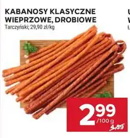 Stokrotka Market Kabanosy klasyczne wieprzowe, drobiowe oferta