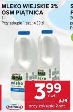 Stokrotka Market Mleko wiejskie 2% OSM Piątnica oferta