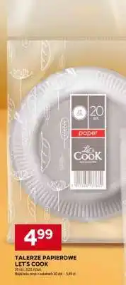 Stokrotka Market TALERZE PAPIEROWE LET’S COOK oferta