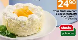 Stokrotka Market Tort śmietankowy z brzoskwiniami Janczewscy oferta