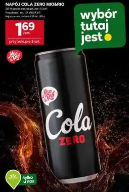 Stokrotka Market Napój Cola Zero Mio&Rio oferta