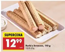 Biedronka Rurki z kremem, 110 g oferta