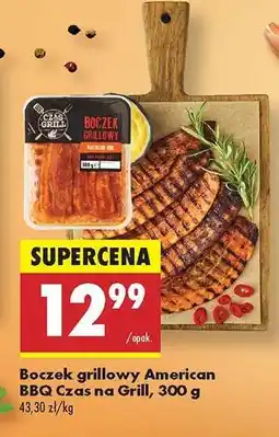 Biedronka Boczek grillowy American BBQ Czas na Grill, 300 g oferta