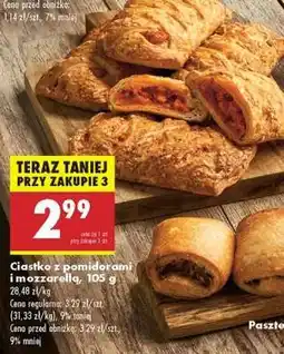 Biedronka Ciastko z pomidorami i mozzarellą, 105 g oferta