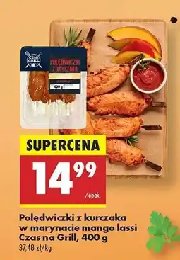 Biedronka Polędwiczki z kurczaka w marynacie mango lassi Czas na Grill 400 g oferta