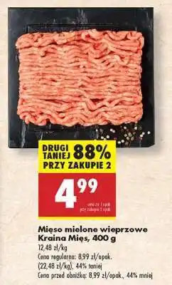 Biedronka Mięso mielone wieprzowe Kraina Mięs, 400 g oferta