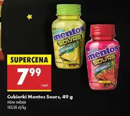 Biedronka Cukierki Mentos Sours, 49 g oferta