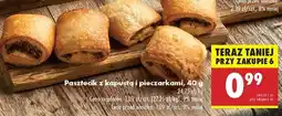 Biedronka Pasztecik z kapustą i pieczarkami , 40 g oferta