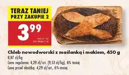Biedronka Chleb nowodworski z maślanka i makiem , 450 g oferta