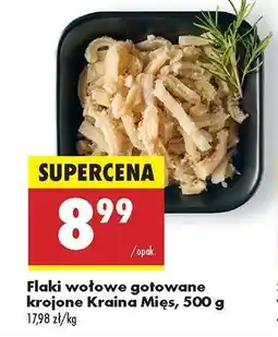 Biedronka Flaki wołowe gotowane krojone Kraina Mies 500 g oferta