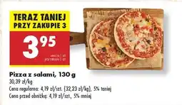 Biedronka Pizza z salami 130 g oferta