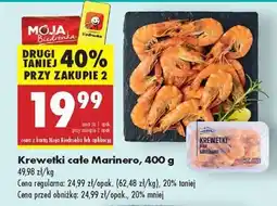 Biedronka Krewetki całe Marinero 400 g oferta