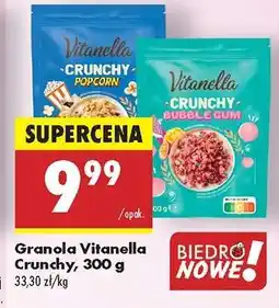 Biedronka Granola Vitanella Crunchy, 300 g oferta