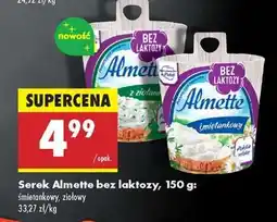 Biedronka Serek Almette bez laktozy, 150 g oferta