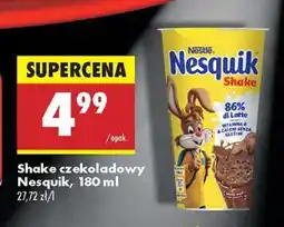 Biedronka Shake czekoladowy Nesquik, 180 ml oferta