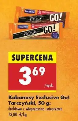Biedronka Kabanosy Exclusive Go Tarczyński 50 g oferta