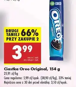 Biedronka Ciastka Oreo Original, 154 g oferta