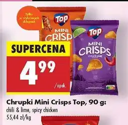 Biedronka Chrupki Mini Crisps Top, 90 g oferta