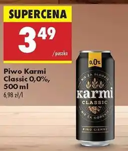 Biedronka Piwo Karmi Classic 0,0%, 500 ml oferta